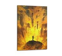 UEWRUUBO Póster decorativo con diseño de palabras del cielo, lienzo para pared e imagen artística moderna para decoración de dormitorio familiar, 20 x 30 cm