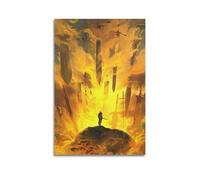 UEWRUUBO Póster decorativo con diseño de palabras del cielo, lienzo para pared e imagen artística moderna para decoración de dormitorio familiar, 20 x 30 cm