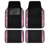 UEXAXNSRE Alfombrillas para Audi A4 S4 RS4 B5 B6 B7 B8 B9 1996-2023 Estilo Bohemio y Étnico, Juego de 4 Alfombras de Coche Originales, Decoración Interior,B