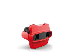 UEXEDO 3D Children's Slide Viewer - Interactive STEM Toy Slides with Optical Depth, Drop Resistant Design, Natural/Spatial Themes, Classroom and Home Education Toys (rojo)