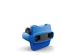 UEXEDO 3D Children's Slide Viewer - Interactive STEM Toy Slides with Optical Depth, Drop Resistant Design, Natural/Spatial Themes, Classroom and Home Education Toys (azul)