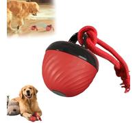 UEXEDO Pet Smart Rolling Ball Interactive Boomerang, recargable con tres modos de juego, adecuado para perros de tamaño pequeño y mediano. (Rojo)