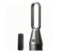 UEXEDO - Ventilador de columna sin pala, ventilador silencioso de 32 dB,altura 60 cm con 8 velocidades, oscilación 80 °, mando a distancia, ventilador sin cuchilla refrigerador de aire Bladeless (gris