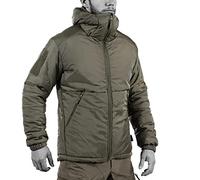 UF Pro Delta Compac Jacket - Chaqueta táctica de invierno, resistente al viento, impermeable y de tamaño pequeño, gris y verde oliva, XL