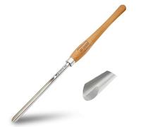 UF-SHARP Gubia de cuenco de 5/8 pulgadas para torno de madera, herramientas de torneado de madera M2 Cryo HSS con mango de madera de haya (5/8 pulgadas)