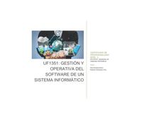 UF1351: Gestión y operativa del software de un sistema informático: MF0219_2: Instalación y configuración de sistemas operativos (IFCT0210 Operaciones de Sistemas Informáticos)
