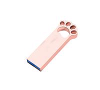 UFARID Novedad de Dibujos Animados USB3.0 Flash Drive Memorias USB Memory Stick de Metal Almacenamiento de Datos Impermeable para computadoras, audios de Autos, Smart TV, etc. (32GB, Oro Rosa)