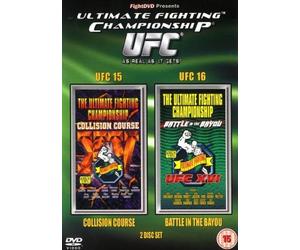 UFC 15 & 16 : Collision Course + Battle of the Bayou [Reino Unido] [DVD]