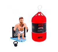 Ufc punching bag figura articulada 7 -5 cms + set lucha 1 unidad aleatoria