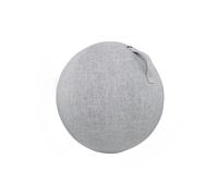 Ufeiwan Funda para pelota de ejercicio con cremallera, funda protectora para pelota de yoga, cubierta de tela extraíble, 65 cm (gris, 55 cm)