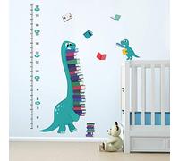 ufengke Altura Pegatinas de Pared Dinosaurios Vinilos Adhesivas Pared Crecimiento Libros Decorativos para Dormitorio Habitación Infantiles Niños