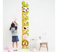 ufengke® Historieta León Lindo Gato Pegatinas de Pared con Gráficos de Crecimiento Panda (0Cm-180Cm), Vivero Habitación de Los Niños Removible Etiquetas de La Pared/Murales