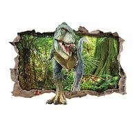 ufengke Pegatinas De Pared Dinosaurio Bosque Vinilos Adhesivos Pared 3D para Dormitorio Habitación