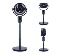Ufesa 3D50 Ventilador Circulador de Aire con Oscilación 3D 360º, Multidireccional, 50W, 2 Alturas, 3 Velocidades, 3 Modos, 1m Altura, Temporizador, Mando a Distancia, Pantalla LED