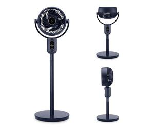 Ufesa 3D50 Ventilador Circulador de Aire con Oscilación 3D 360º, Multidireccional, 50W, 2 Alturas, 3 Velocidades, 3 Modos, 1m Altura, Temporizador, Mando a Distancia, Pantalla LED