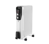 Ufesa Antares 2000 Radiador de Aceite 2000W, 9 Elementos, Termostato Regulable, Asa y Ruedas de Transporte, Radiador Eléctrico Bajo Consumo, Blanco