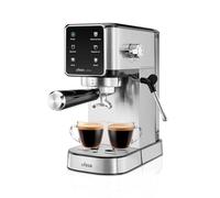 Ufesa Arona Cafetera Espresso 1350W con Panel Táctil a Color, 20 Bares, Función Espresso Cool, Cold Brew, Varilla de Vapor Ajustable, Depósito de Agua 1L, Portafiltro Metálico, Compacto, Café Frío