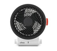 Ufesa - Atlas Interior Negro, Blanco 2000 W Ventilador eléctrico