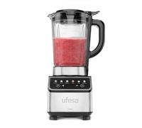 Ufesa Batidora de Vaso Digital Citrine 1200W, Jarra de Cristal 1,5L, 7 Funciones Automáticas, 4 Cuchillas de Acero Inoxidable, Autolimpieza y Tritura Hielo, Smoothies, Control Táctil, Antideslizante