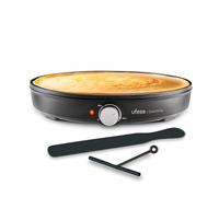 Ufesa Crepera Dolcevita 1000W, Placa Antiadherente de 30 cm, Control de Temperatura Ajustable, Luz Indicadora con Termostato, Seguridad Térmica, Pies Antideslizantes, Accesorios Incluidos