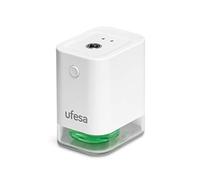 Ufesa DM45P - Dispensador de Alcohol esterilizador de diseño Compacto, con Sensor infrarrojo Que Funciona sin Contacto, Elimina bacterias y Virus hasta el 99,99%, para el hogar, Oficina