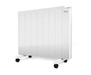 Ufesa EM1500 Emisor Térmico con 1500W de Potencia, 7 Elementos, 4 Modos: Confort, Económico, Anti-hielo y Stand-by, Temperatura ajustable de 5 a 35ºC, Display LCD, Programación Diaria y Semanal