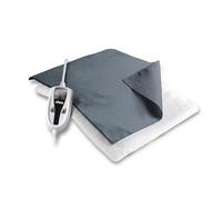 Ufesa 2PH Almohadilla Térmica Eléctrica 46x34cm, 100W, 4 Niveles de Temperatura, Temporizador, Apagado Automático, Funda Textil Gris