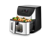 Ufesa Freidora de Aire Swan Elegance 7.5L 2200W, Pantalla Digital Interactiva TFT 4.3", App Inteligente, 10 Programas, Ventana con Luz Interior y Tecnología Air Pulse Ultra 360ºC con Doble Resistencia