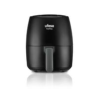Ufesa Fry4two Freidora de Aire sin Aceite de 2L, 6 Programas, 1200W, Temporizador, Temperatura 80ºC - 200ºC, Sin BPA, Cubeta y Bandeja Anti-Adherentes, Cuerpo/Asa Tacto Frío, Negra