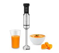 Ufesa Galaxy Batidora de Mano, Potencia 1500 W, Control de Velocidad Variable + TURBO, 4 Cuchillas de Acero Inoxidable, Diseño Ergonómico y Anti Salpicaduras, Vaso Medidor, Sin BPA