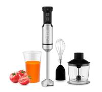 Ufesa Galaxy Max Batidora de Mano, Potencia 1200 W, Control de Velocidad Variable + TURBO, 4 Cuchillas de Alta Eficiencia, Diseño Ergonómico y Anti Salpicaduras, Accesorios Incluidos, Sin BPA