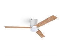 Ufesa Katmandú Ventilador de Techo de Aspas Reversibles con Luz y Mando 132cm 40W Blanco/Madera
