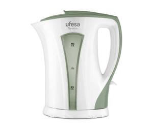 Ufesa Nyassa Tetera eléctrica 1.7L 2200W Verde/Blanco