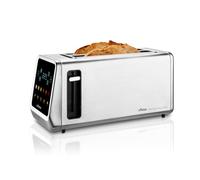 Ufesa One Touch Duo Plus, Tostador Digital 1400W, 2 Ranuras, Pantalla LED, 6 Niveles, Funciones Pan, Bagel, Muffin, Gofre, Recalentar, Descongelar, Memoria, Bandeja Recogemigas