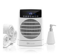 Ufesa Persei Calefactor Digital de 2000W, IP21 para Baño, 3 Niveles de Potencia Calor/Frio, Base Oscilante, Termostato Regulable, Temporizador 24h, Pantalla LED, Protección de Sobrecalentamiento y A