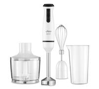 Ufesa Pulsar Delux Max Batidora de inmersión 600W Turbo 2 cuchillas vaso medidor 0.6L Negro/Blanco