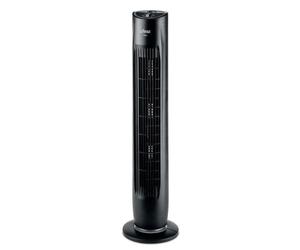 Ufesa Riga Ventilador de Torre Oscilante con 3 Velocidades 45W Negro