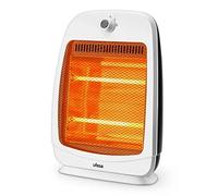 Ufesa Rigel Calefactor de Cuarzo 800W con 2 Niveles de Potencia, 2 Tubos de Cuarzo, Sistema de Seguridad y Funcionamiento Silencioso, Calefactor Bajo Consumo, Blanco