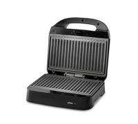 Ufesa Sandwichera Thor Compacta 750W, Placas Grill Antiadherentes, Capacidad 2 Panini, Control Automático Temperatura, Almacenamiento Vertical, Libre de PFOA, Cocina Saludable, Sistema Recogecables