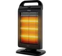 Ufesa Calefactor halógeno Scuti – 1200W, 3 niveles (400/800/1200W), oscilante y silencioso, con asa