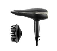 Ufesa Secador de Pelo Profesional Fusion Pro 2400W, Motor AC, Tecnología AirPro, Elimina el Encrespamiento, Incluye Difusor y Concentrador, 2 Velocidades, 3 Temperaturas, Golpe de Aire Frío, Negro