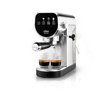 Ufesa Sienna Cafetera Espresso y Capuccino, Presión 20 Bares, Panel Táctil Digital, 1360W, Vaporizador Orientable, 0.9L, 1 o 2 Cafés, Función Calienta Tazas, Sistema Thermoblock, Inox