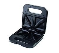 Ufesa SW7870 Delish Sandwichera 900W, Placas Antiadherentes, Sellado Perfecto, 2 Sandwiches, Sin BPA, Inox/Plástico