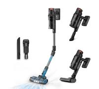 Ufesa U7 Digital Aspirador Escoba sin Cable, 500W, Pantalla Táctil , 29.6V, Autonomía 80 min, Cepillo Multisuperficie con Luz, 4 Modos, 26KPa, Tecnología Multiclónica, Accesorios Suelo/Alfombra/Coche