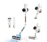 Ufesa Z5 Digital Aspiradora Escoba Flex sin Cable, 300W, Pantalla Táctil, Autonomía 40 min, Aspiradora de Mano, Cepillo Multisuperficie con Luz, 3 Modos, 25KPa, Accesorios Suelo/Coche/Animal/Alfombra