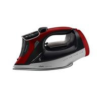 Ufesa Zenith 3200W Plancha de Vapor, Golpe de Vapor 260g, Vapor Continuo 50g/min, Suela Cerámica, Pantalla Digital, Sistema Antical 3 en 1, Antigoteo, Autoapagado, Depósito 350ml, Cable 1,9m, Rojo