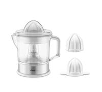 Ufesa Zing Exprimidor Eléctrico de 40W, 0.7L de Capacidad, Cuerpo de Acero Inoxidable, 2 Conos y Filtro Ajustable, Giro Bidireccional, Encendido Automático, Piezas Desmontables y Libre de BPA