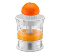 Ufesa - Zing prensa de cítricos eléctricos 0,7 L 40 W Plata, Transparente, Blanco