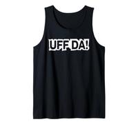 UFF Da! - Divertido diseño de palabras de Noruega Humor noruego Camiseta sin Mangas