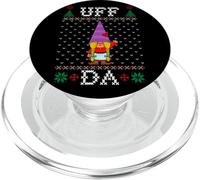 Uff Da, Swedish Tomte GNOME, Dios Jul, Navidad Mujeres Niñas PopSockets PopGrip para MagSafe